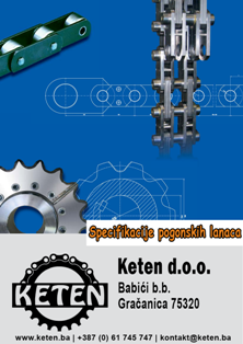 Specifikacije za pogonske lance